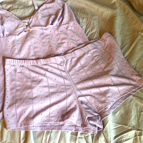 DAISY FUENTES Intimate Pajamas Set Purple Hue Nightie - Picture 3 of 10